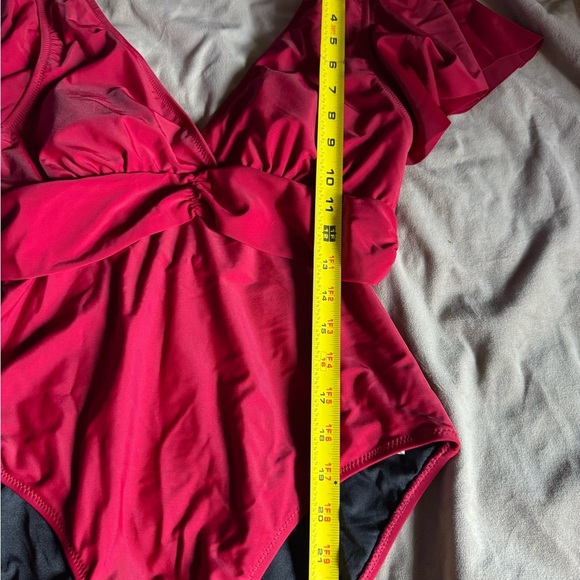 Charmo Red Women's Swimwear - Picture 8 of 9